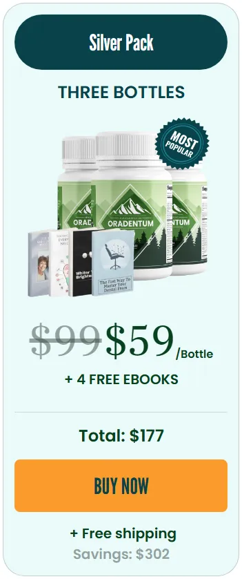 Oradentum Supplement three bottles order